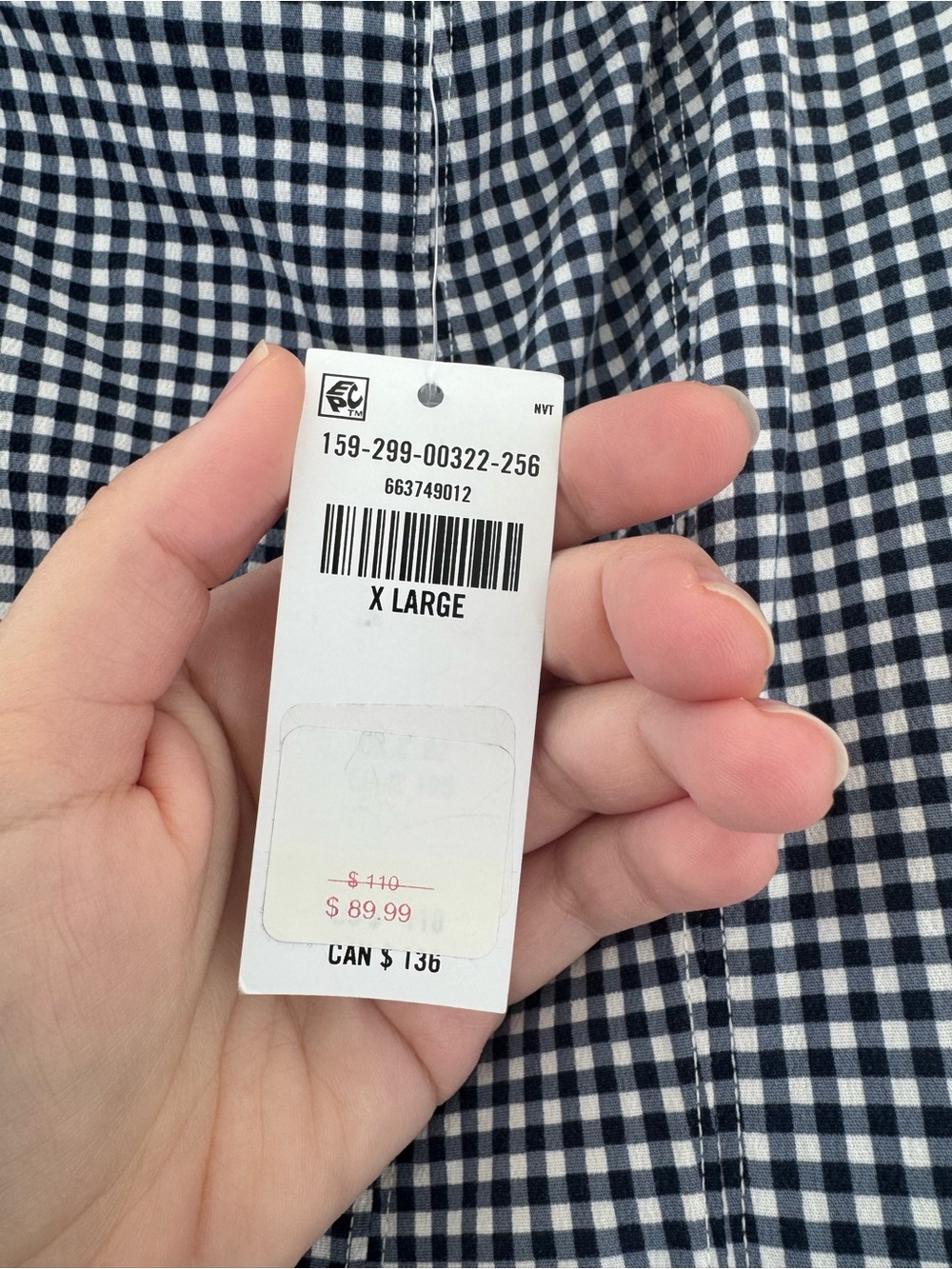 Abercrombie & Fitch Gingham Maxi Dress XL NWT Adjustable Straps Cottagecore - Picture 3 of 5